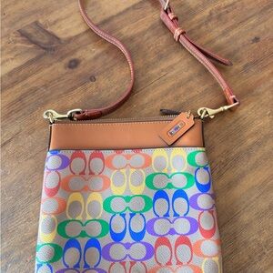 Coach Vibrant Multicolor Crossbody Bag